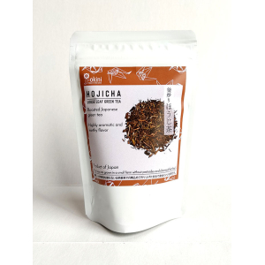 J-OKINI HOJICHA LOOSE LEAF GREEN TEA 50G