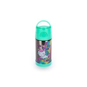 TRI-COASTAL K30058-30214 GO WITH THE RAINBOWINSULATED STEEL BOTTLE