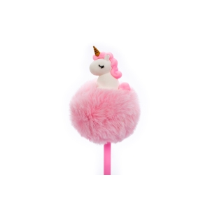 TRI-COASTAL K30676-30214 UNICORN POM POM PEN