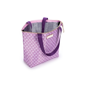 POSH + POP LU50735-A939Y PURPLE TOTE LUNCH BAG
