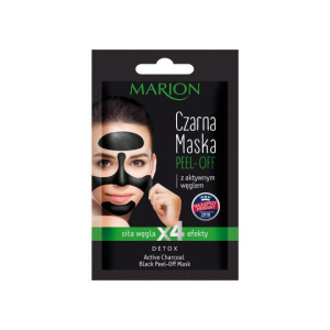 MARION 1350 DETOX ACTIVE CHARCOAL BLACK PEEL OFF MASK
