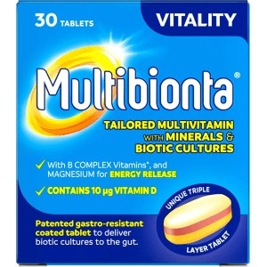 SEVEN SEAS MULTIBIONTA VITALITY X30 TABLETS