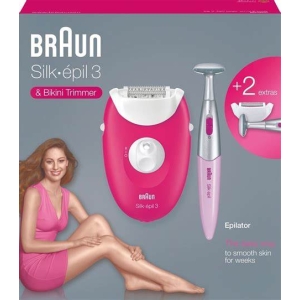 BRAUN SILK EPIL 3 + BIKINI TRIMMER