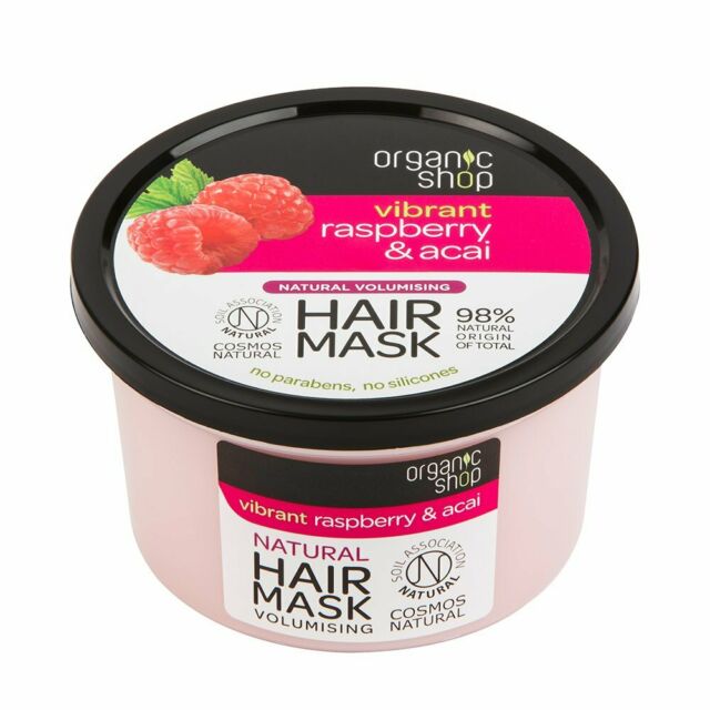 ORGANIC SHOP 2988E RASPBERRY & ACAI HAIR MASK, 250 ML