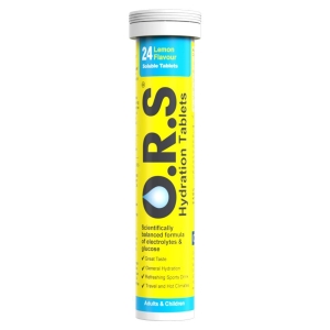 ORS HYDRATION TABELTS LEMON FLAVOUR X24