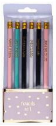 TRI-COASTAL PENCIL SET OF 6