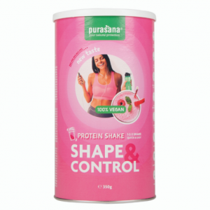 PURASANA PROTEIN SHAKE SHAPE & CONTROL STRAWBERRY & RASPBERRY 350G