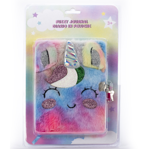 TRI-COASTAL K10346-30214 UNICORN FUZZY JOURNAL