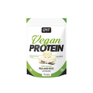 QNT VEGAN PROTEIN VANILLA MACAROON 500G
