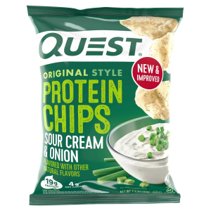QUEST PROTEIN CHIPS SOUR CREAM & ONION 32G