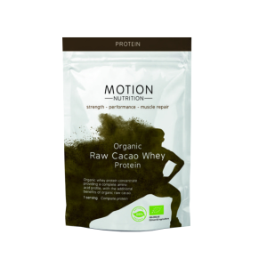 MOTION ORGANIC RAW CACAO WHEY PROTEIN 30G