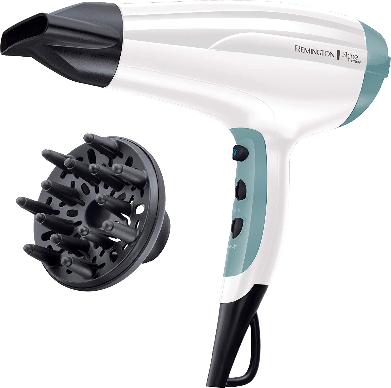 REMINGTON SHINE THERAPY HAIR DRYER WITH DIFFUSER 2000W - Image 2