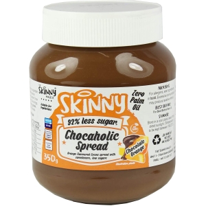 THE SKINNY FOOD CO. ZERO CALORIE CHOCAHOLIC SPREAD CHOCOLATE ORANGE 350G