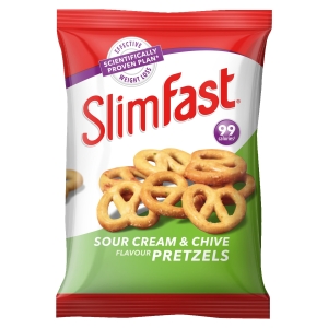 SLIMFAST SOUR CREAM & CHIVE PRETZELS
