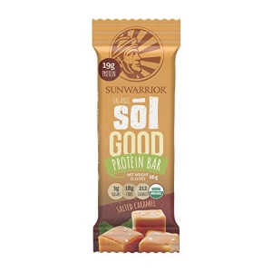 SUNWARRIOR ORGANIC SOLGOOD PROTEIN BAR SALTED CARAMEL 62GR