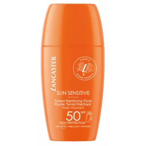 LANCASTER SUN SENSITVE TINTED MATTIFYING FLUID SPF50 30ML