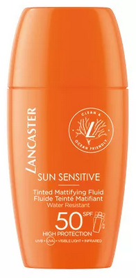 LANCASTER SUN SENSITVE TINTED MATTIFYING FLUID SPF50 30ML