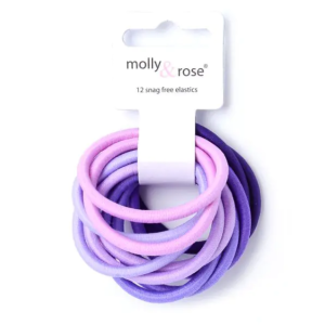 MOLLY & ROSE 8646 PURPLE ENDLESS ELASTICS X 12 PACK