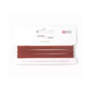MOLLY & ROSE 8412 LARGE BROWN ELASTICS X 3 PACK