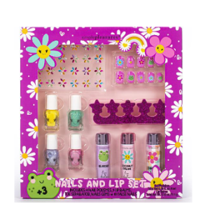 TRI-COASTAL Y81190-31912 FLOWERS NAILS & LIP SET