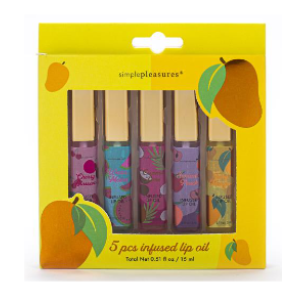 TRI-COASTAL F81132-31812 FRUIT INFUSED LIP OIL X 5 PACK