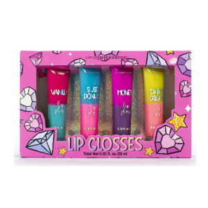 TRI-COASTAL Y81107-31904 LIPGLOSS TUBES 2 TONES X 4 PACK