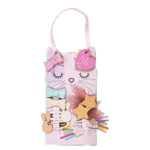 TRI-COASTAL HA5531N-C032Y CAT CARD HAIR CLIPS SET