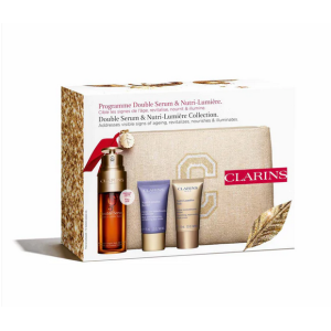 CLARINS DOUBLE SERUM & NUTRI LUMIERE GIFT SETS