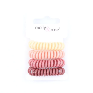 MOLLY & ROSE 8781 NEUTRALS COIL BOBBLES X 4 PACK