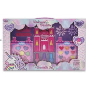 YOU GO GIRL VYA023 UNICORN DREAMS CASTLE COSMETIC SET