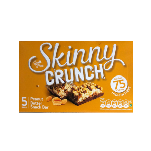 SKINNY CRUNCH PEANUT BUTTER SNACK BAR X 5