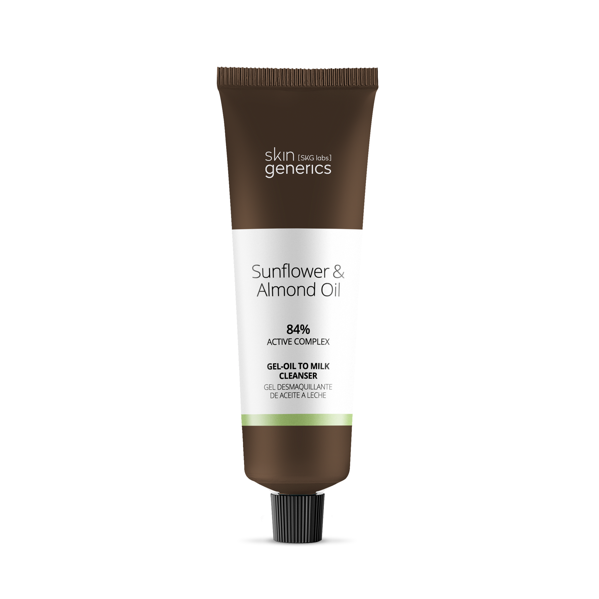 SKIN GENERICS GEL OIL TO MILK CLEANSER SUNFLOWER + ALMOND OIL 100ML