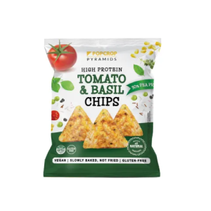 POPCROP PYRAMIDS TOMATO & BASIL CHIPS 60G