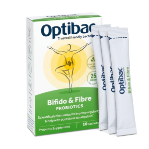 OPTIBAC PROBIOTICS BIFIDO & FIBRE X10 SACHETS
