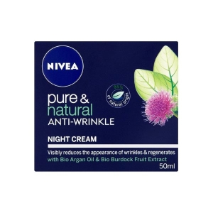 NIVEA PURE & NATURAL NIGHT CREAM 50ML