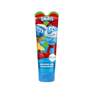 URODA 6275 THE SMURFS RED CHERRY SHOWER GEL & SHAMPOO 240ML