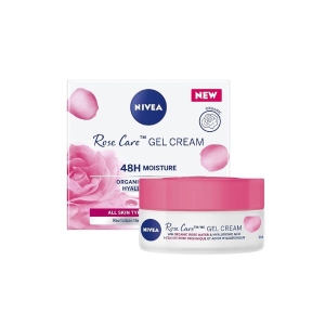 NIVEA VISAGE ROSE CARE MOISTURISING GEL CREAM 50ML