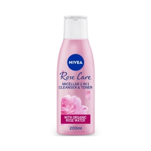 NIVEA VISAGE ROSE CARE MICELLARE 2IN1 CLEANSER & TONER 200ML