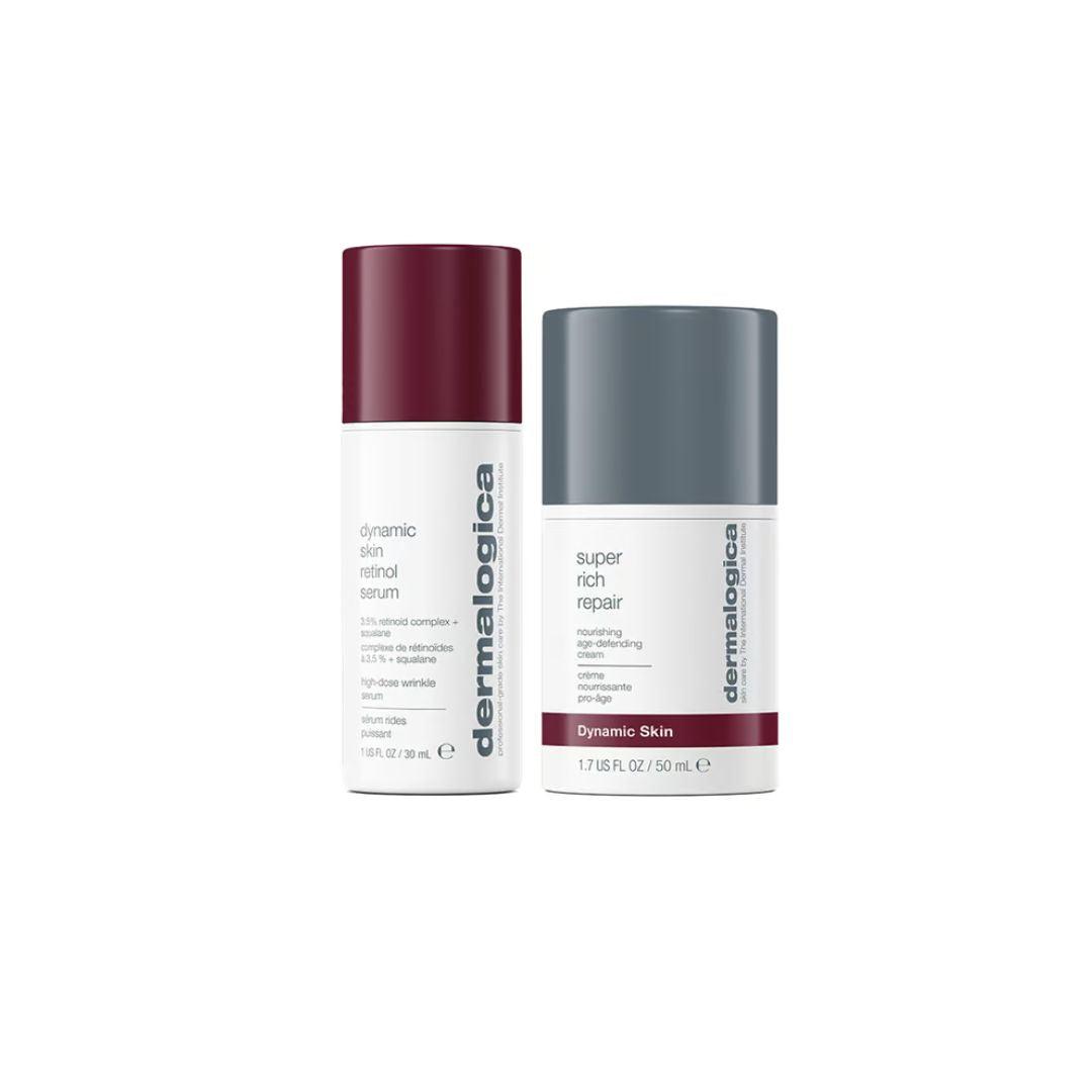 DERMALOGICA RETINOL RENEWAL DYNAMIC SKIN RETINOL SERUM 30 ML+ SUPER RICH REPAIR 50 ML - Image 2