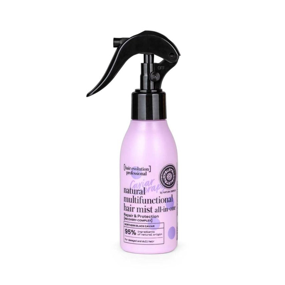 NATURA SIBERICA 50420E HAIR EVOLUTION. NATURAL MULTIFUNCTIONAL HAIR MIST ALL-IN-ONE "CAVIAR THERAPY" REPAIR & PROTECTION, 115 ML