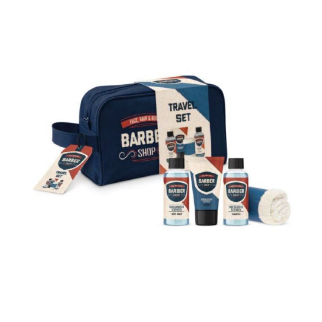 CASUELLE SOURCE BALANCE 83.0398.00 BARBER SHOP BATH GIFT SET IN TRAVEL BAG