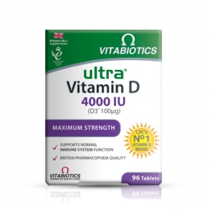VITABIOTICS ULTRA VITAMIN D 4000 IU x96 TABLETS