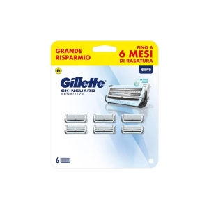 GILLETTE SKINGUARD SENSITIVE ALOE CARTRIDGES X6S