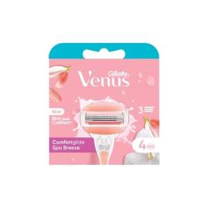 GILLETTE VENUS COMFORTGLIDE SPA BREEZE CARTRIDEGES X4