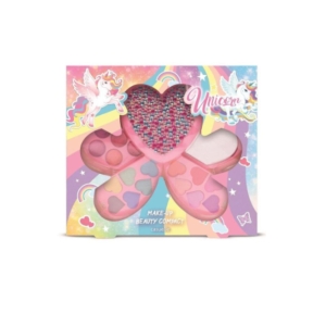 CASUELLE 81.562.00 PINK HEARTSHAPED MAKE UP SET COMPACT