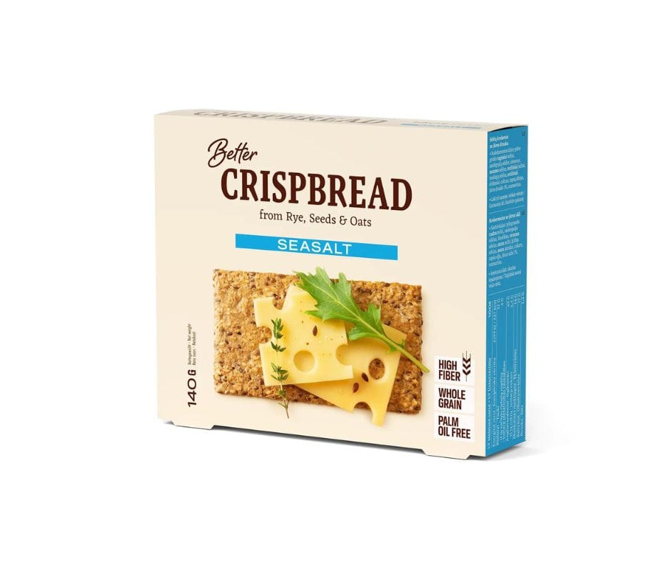 BETTER CRISPBREAD SEASALT 140G