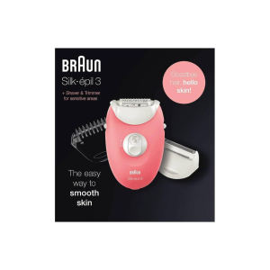 BRAUN SILK EPIL 3+ SHAVER & TRIMMER FOR SENSITIVE AREAS