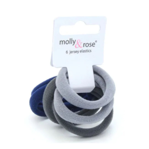 INCA 8793 6 THICK JERSEY ENDLESS ELASTICS GREYS