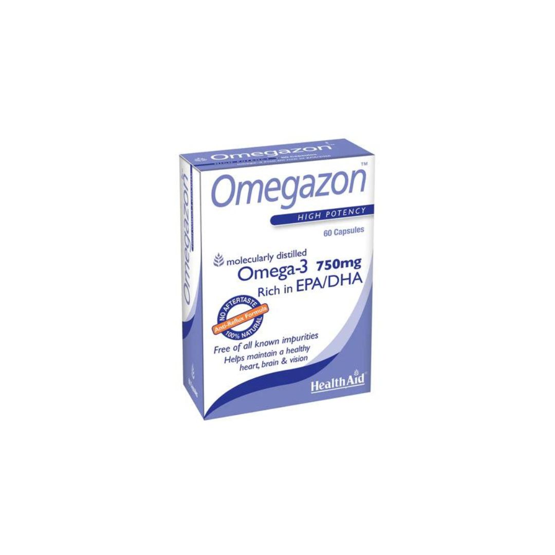 HEALTH AID OMEGAZON OMEGA 3 750MG X60 CAPSULES