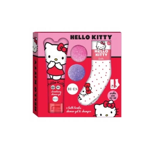 URODA 9016 BI-ES HELLO KITTY GIFT SET SHOWER GEL + SHAMPOO + BATH BOMBS + SOCKS